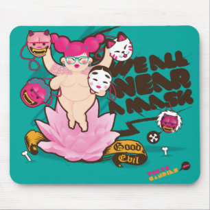 Tapis De Souris Nous tous portons un masque