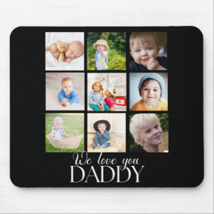 Tapis De Souris Nous vous aimons Papa Beau Collage 9 Photos