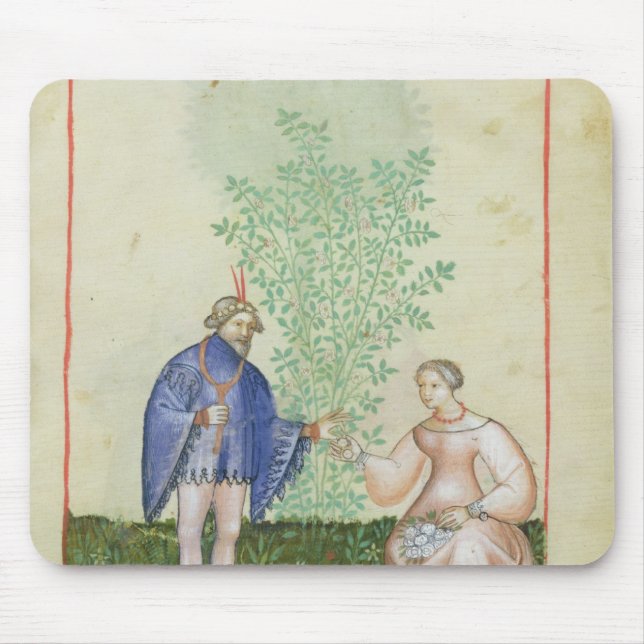 Tapis De Souris Nouv Acq LatRoses, de 'Tacuinum Sanitatis (Devant)