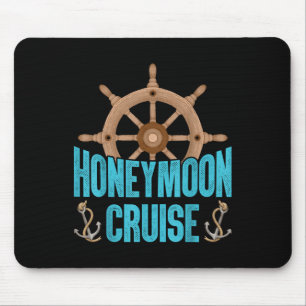 Tapis De Souris Nouveau couple amoureux jumelé Lune de miel croisi