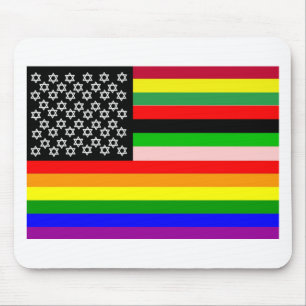 Tapis De Souris Nouveau drapeau américain