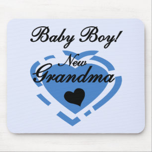 Tapis De Souris Nouveau Grand-mère Baby Boy Tshirts et cadeaux