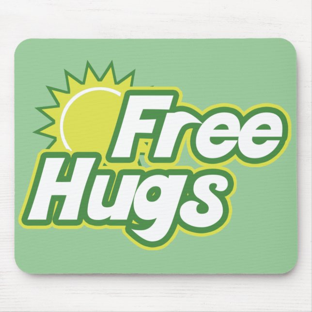 Tapis De Souris Nouveauté de Free Hugs (Devant)