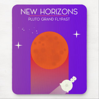 Tapis De Souris Nouveaux Horizons Pluton Grand Flyast l'art spatia
