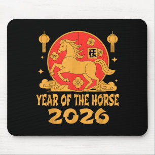 Tapis De Souris Nouvel An chinois 2026 Année du Cheval