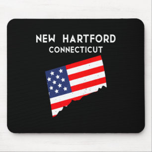 Tapis De Souris Nouvel Hartford Connecticut États-Unis État Amériq