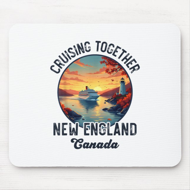 Tapis De Souris Nouvelle-Angleterre Canada Croisière, Croisière En (Devant)