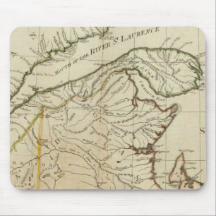 Tapis De Souris Nouvelle carte de la Nouvelle-Écosse et de l'île