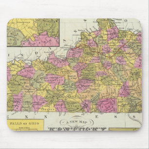 Tapis De Souris Nouvelle Carte Du Kentucky