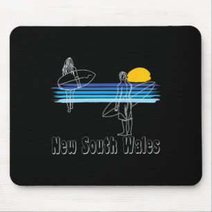 Tapis De Souris Nouvelle-Galles du Sud Plage de surf Surf Mec Girl