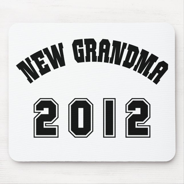 Tapis De Souris Nouvelle grand-maman 2012 (Devant)
