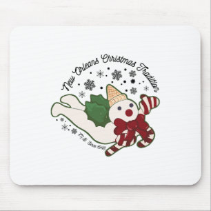 Tapis De Souris Nouvelle-Orléans M. Bingle tradition de Noël bonho