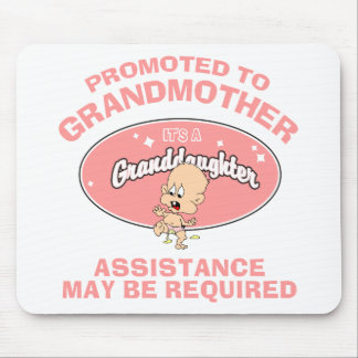 Tapis De Souris Nouvelle petite-fille de nouvelle grand-mère drôle