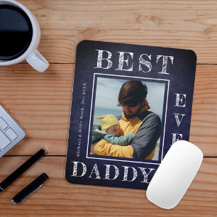 Tapis De Souris Nouvelle photo papa personnalisée Première Fête de