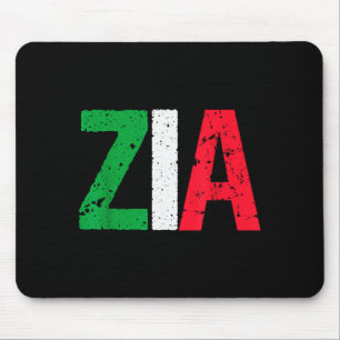 Tapis De Souris Nouvelle tante italienne Zia tante italo-américain