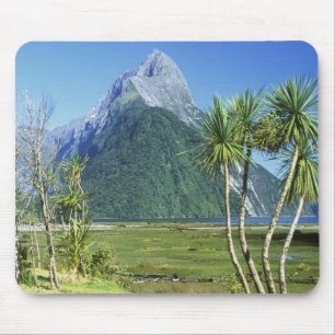 Tapis De Souris Nouvelle-Zélande, île du Sud, Mitre Peak,