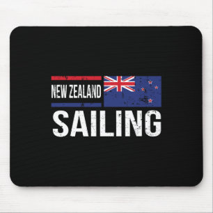 Tapis De Souris Nouvelle-Zélande Voile Drapeau Marins Bateau Match