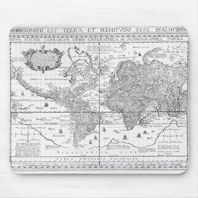 Tapis De Souris Nova Totius Terrarum Orbis (Devant)