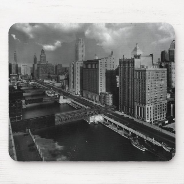 Tapis De Souris Novembre 1939 :  La ville de Chicago (Devant)