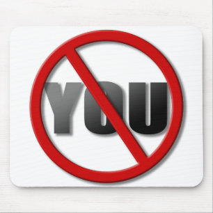 Tapis De Souris NoYouSymbolLightProduct