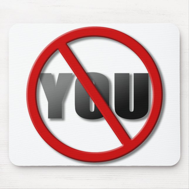 Tapis De Souris NoYouSymbolLightProduct (Devant)