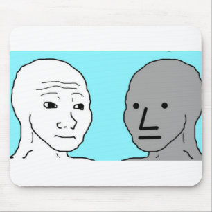 Tapis De Souris NPC Wojak Don de personnage de personnage de perso
