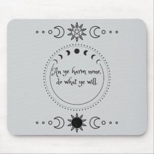 Tapis De Souris Nuage Aucun Wicca Mousepad