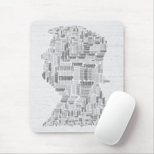 Tapis De Souris Nuage de mots de TRUMP sur bois