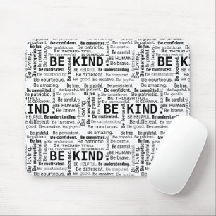Tapis De Souris Nuage de mots Soyez gentil Mots inspirants
