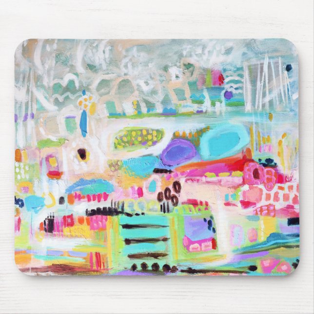 Tapis De Souris Nuages Abstraits (Devant)