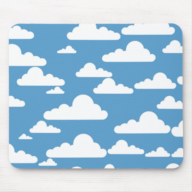 TAPIS DE SOURIS NUAGES BLANCS (Devant)