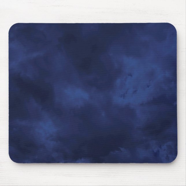 Tapis De Souris Nuages bleus foncés (Devant)