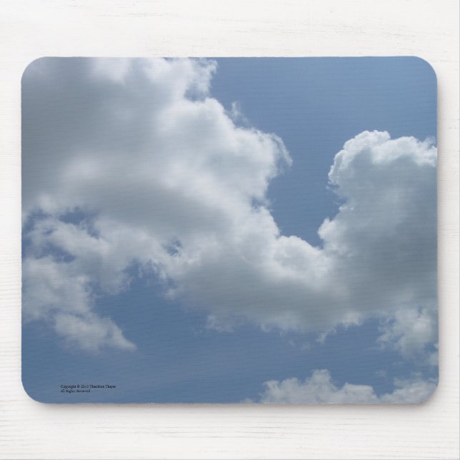 Tapis De Souris Nuages fluides mousepad (Devant)