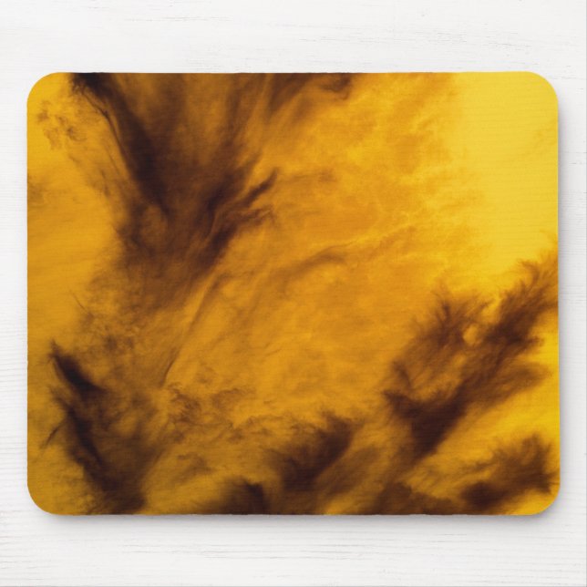 Tapis De Souris Nuages légers - Doré (Devant)