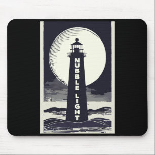 Tapis De Souris Nubble Light Maine Phare Lune