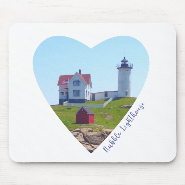 Tapis De Souris Nubble Lighthouse, York Maine (Devant)