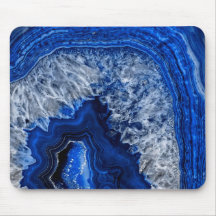 Nuit Bleu Indigo Agate Minéral Quartz Gemstone