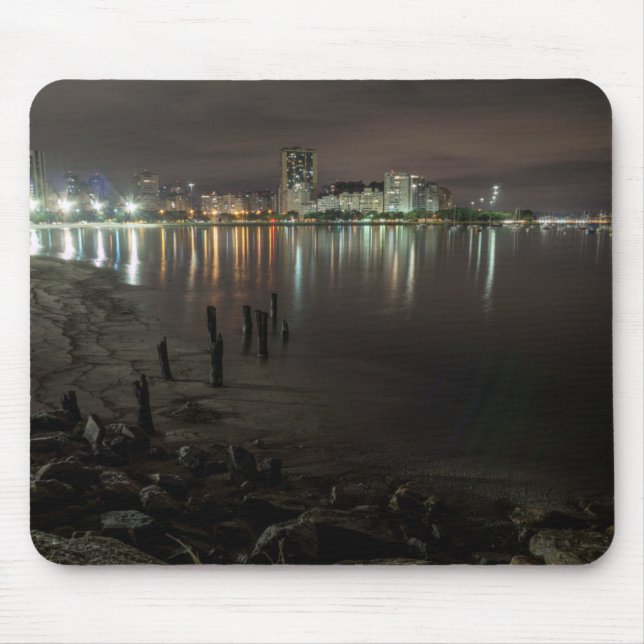 Tapis De Souris Nuit de baie de Botafogo (Devant)