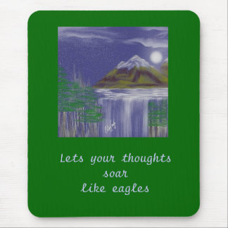 Tapis De Souris Nuit de casquette de neige