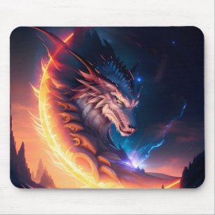 Tapis De Souris Nuit de feu Dragon Scape