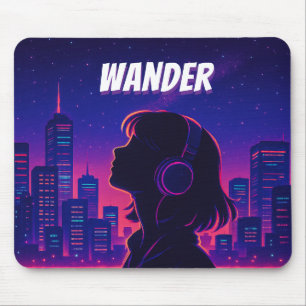 Tapis De Souris Nuit de Neon City Mousepad