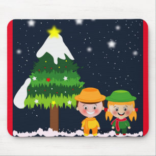 TAPIS DE SOURIS NUIT DE NOËL
