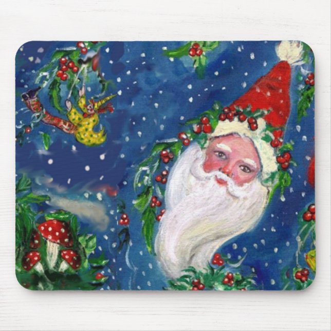 TAPIS DE SOURIS NUIT DE NOËL / PÈRE NOËL (Devant)
