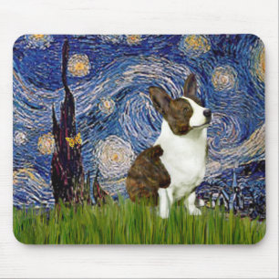 Tapis De Souris Nuit étoilée - Cardigan Welsh Corgi