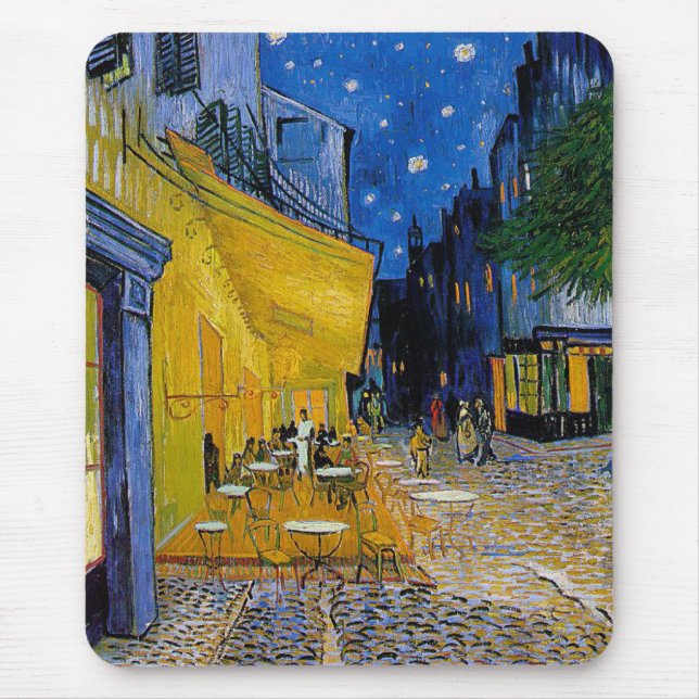 Tapis De Souris Nuit étoilée par Vincent van Gogh (Devant)