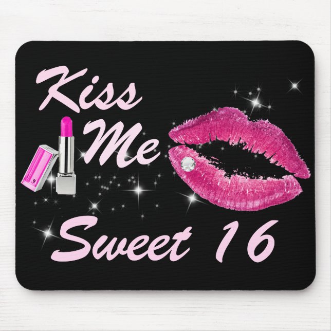 Tapis De Souris Nuits d'hiver Mousepad (Devant)