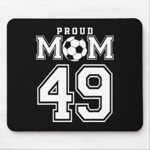 Tapis De Souris Numéro 49 personnalisé fier de soccer futbol maman