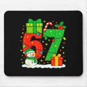 Tapis De Souris Numéro 67 Mème de couple de Noël correspondant 67 