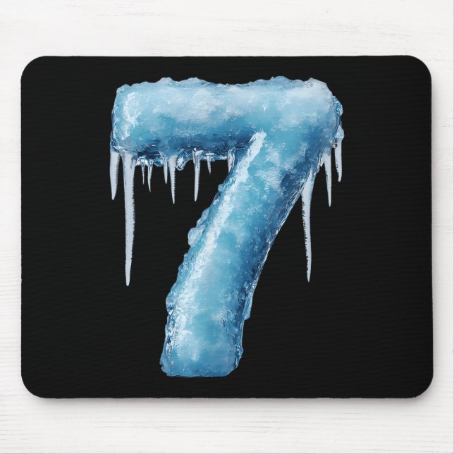 Tapis De Souris Numéro 7 Fire Ice Numéro Six Sept Meme 67 Alpha S (Devant)