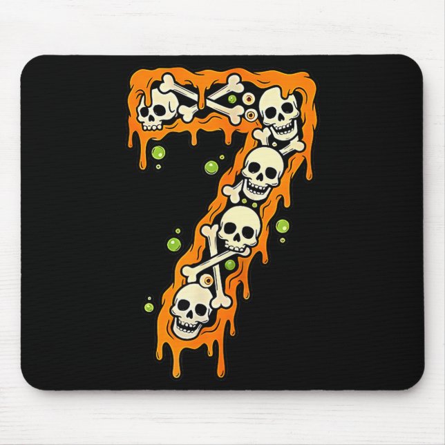 Tapis De Souris Numéro 7 Six Sept 6 7 Mème Drôle Design Couples H (Devant)